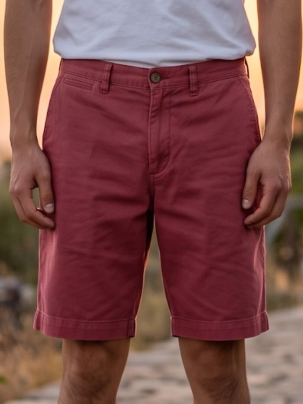 🆕🏷️ Polo Relaxed Fit Men's Nantucket Twill Red 10" Inseam Size 30 Brand New